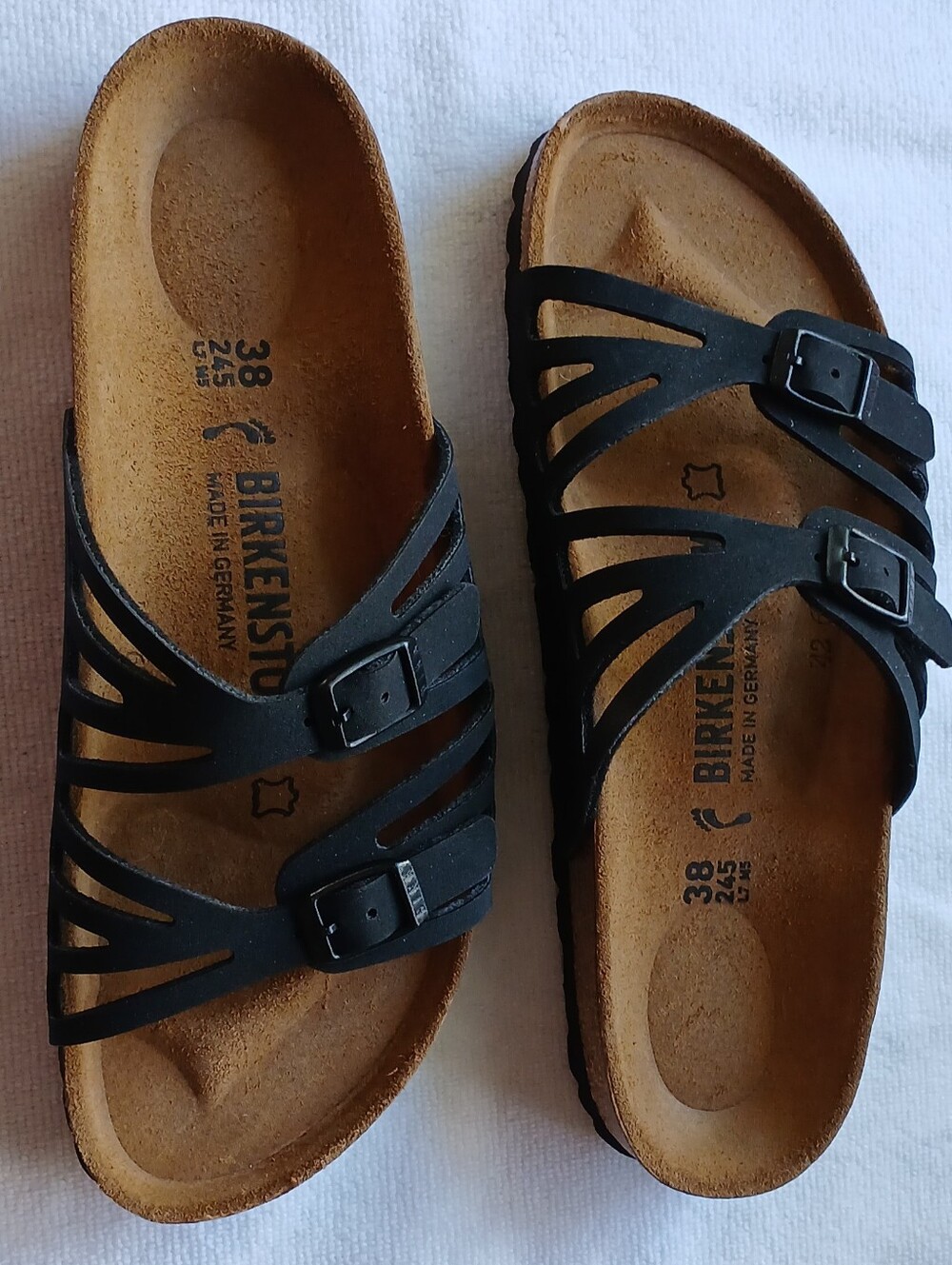 NWOT Birkenstock Granada  Birkibuc EU38 Size 7 Ladies